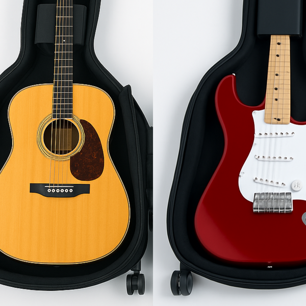 Easily transforms between acoustic and electric guitar thanks to a smart zipper system, making it perfect for any style of playing.